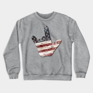 ILY - American Flag Crewneck Sweatshirt